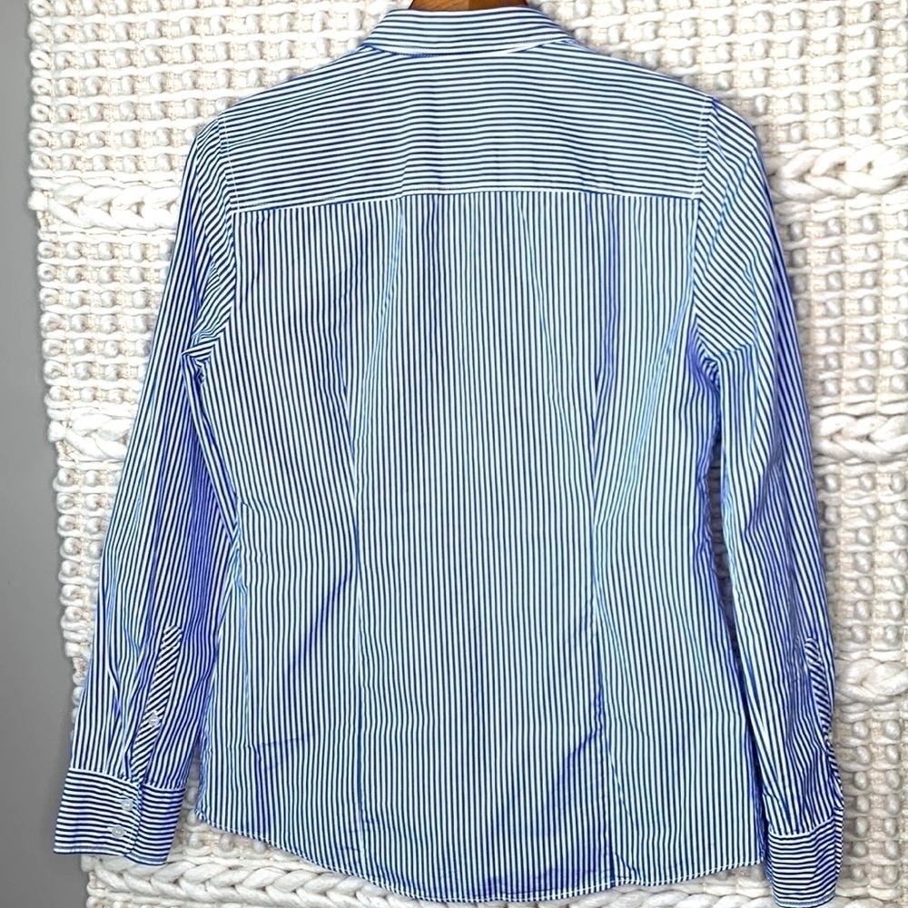 J Crew Striped Fitted Button Down Long Sleeve Shi… - image 4
